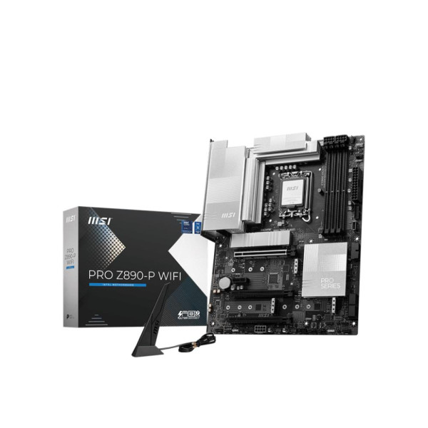 Mainboard MSI Intel Z890 LGA1851 ATX Memory DDR5 Memory slots 4 1xPCI-Express 4.0 1x 2xPCI-Express 4.0 4x	 1xPCI-Express 5.0 16x