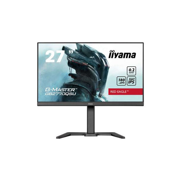 LCD Monitor IIYAMA 27" Gaming Panel IPS 2560x1440 16:9 180Hz Matte 0.2 ms Speakers Swivel Pivot Height adjustable Tilt Colour Bl