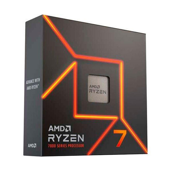 CPU AMD Desktop Ryzen 7 R7-7700X 4500 MHz Cores 8 32MB Socket SAM5 105 Watts GPU Radeon BOX 100-100000591WOF