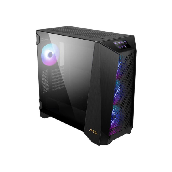 Case MSI MEG PROSPECT 700R MidiTower Case product features Transparent panel Not included ATX EATX MicroATX Colour Black MEGPROS