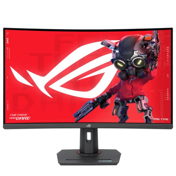 LCD Monitor ASUS ROG Strix XG32WCS 31.5" Gaming/Curved Panel VA 2560x1440 16:9 180Hz 1 ms Swivel Height adjustable Tilt 90LM0AC0