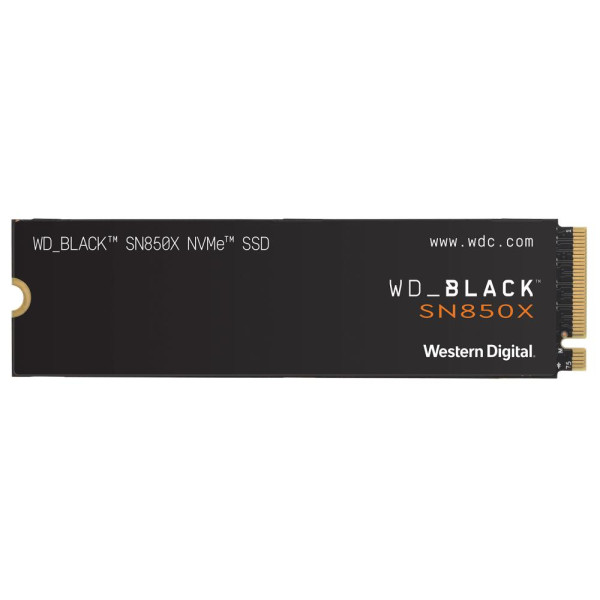 SSD WESTERN DIGITAL Black SN850X 4TB M.2 PCIE NVMe Write speed 6600 MBytes/sec Read speed 7300 MBytes/sec 2.38mm TBW 2400 TB WDS