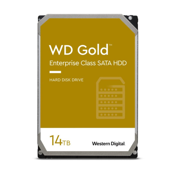 HDD WESTERN DIGITAL Gold 14TB SATA 3.0 512 MB 7200 rpm 3,5" WD142KRYZ