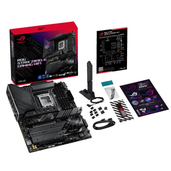 Mainboard ASUS Intel Z890 LGA1851 ATX Memory DDR5 Memory slots 4 1xPCI-Express 4.0 16x 1xPCI-Express 5.0 16x 7xM.2 1xHDMI 1xDisp