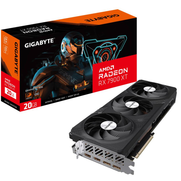 Graphics Card GIGABYTE AMD Radeon RX 7900 XT 20 GB GDDR6 320 bit PCIE 4.0 16x Dual Slot Fansink 2xHDMI 2xDisplayPort GV-R79XTGAM