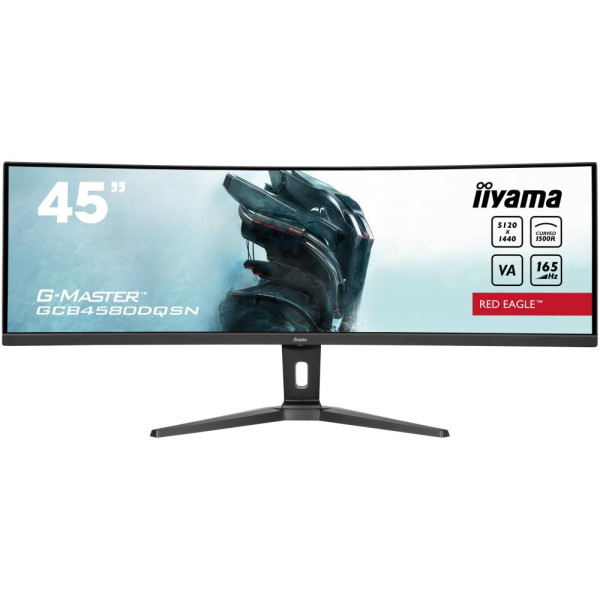 LCD Monitor IIYAMA GCB4580DQSN-B1 45" Curved Panel VA 5120x1440 32:9 165Hz Matte 0.8 ms Speakers Height adjustable Tilt Colour B